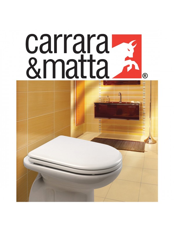 Sedile Wc Carrara & Matta Compatibile DOLOMITE ALPINA Copriwater